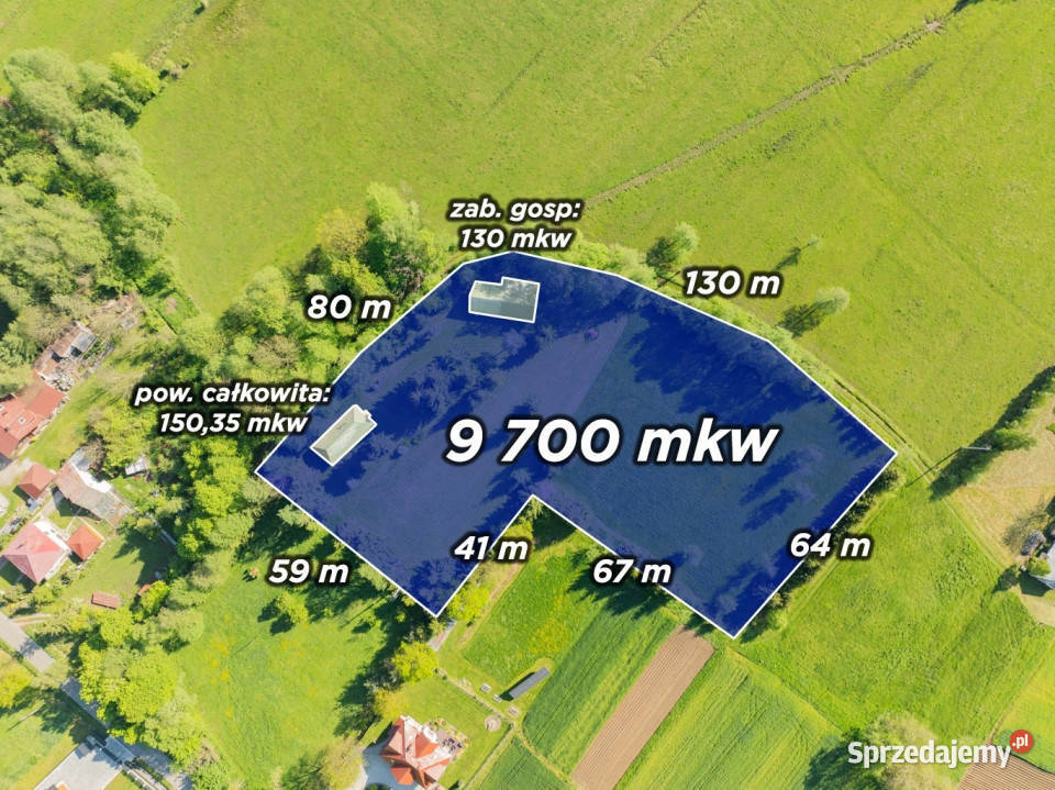 Klimatyczny dom wśród zieleni 9700 m Chronów małopolskie