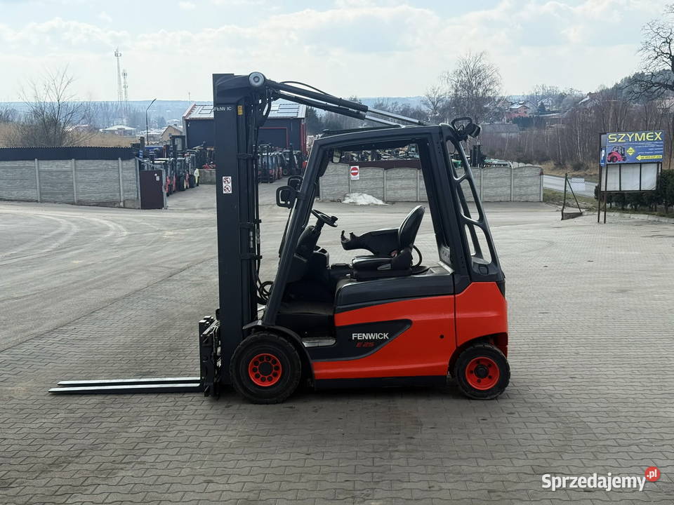 wózek widłowy elektryczny LINDE E25 przesuw Działoszyn sprzedam