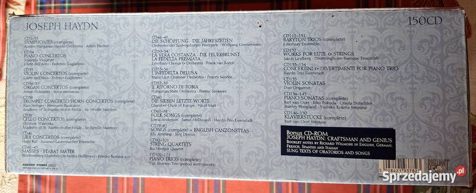 Haydn Edition 150CD box CD Kraków sprzedam