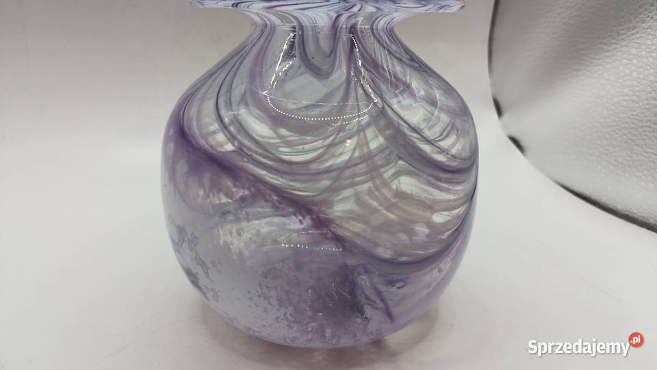 Wazon ze szkła dmuchanego artystyczny Zamość sprzedam