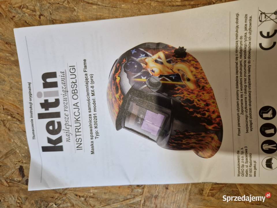 PRZYŁBICA MASKA SPAWALNICZA SAMOŚCIEMNIAJĄCA Spawarki i lutownice Głogowa