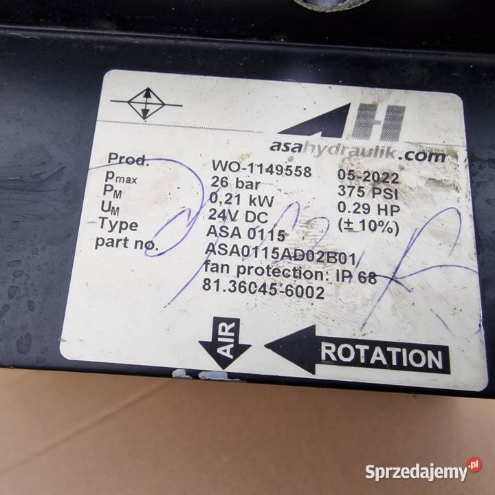 MAN CHŁODNICA OLEJU HYDRODRIVE 81360456002 Bieleń