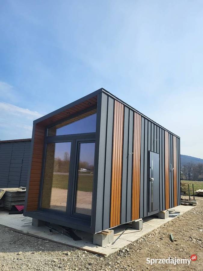 Nowoczesny Domek Mobilny Architektura ogrodowa Nowy Sącz