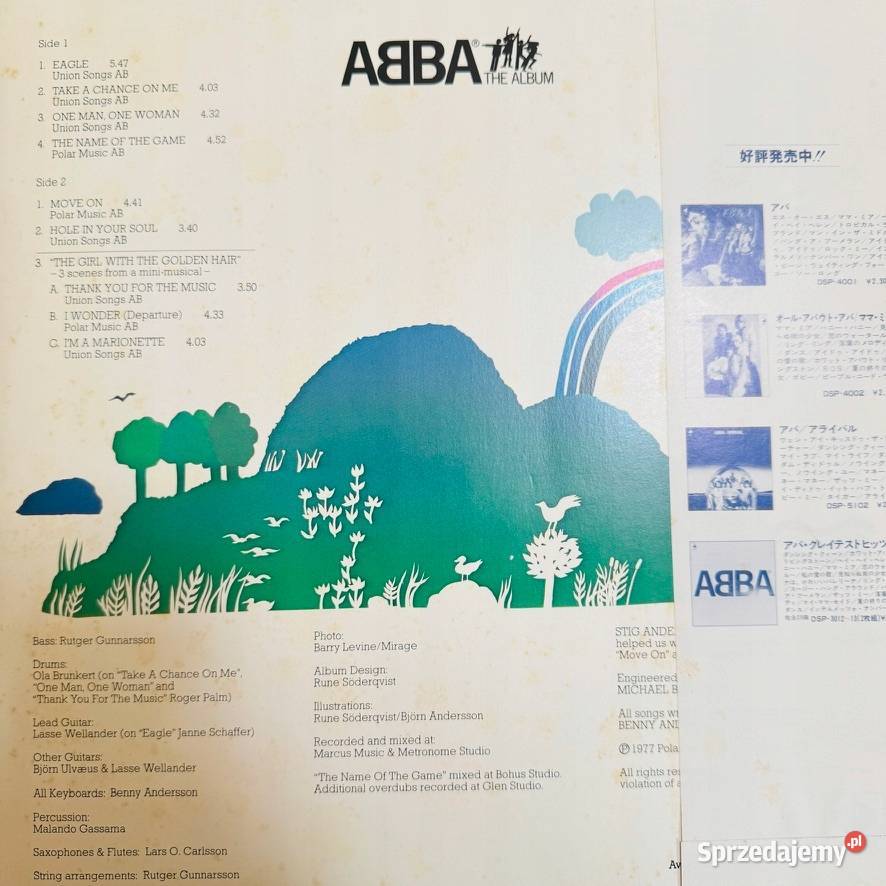 Abba The Album EXEX Japan Obi LP 1977 Discomate Katowice sprzedam