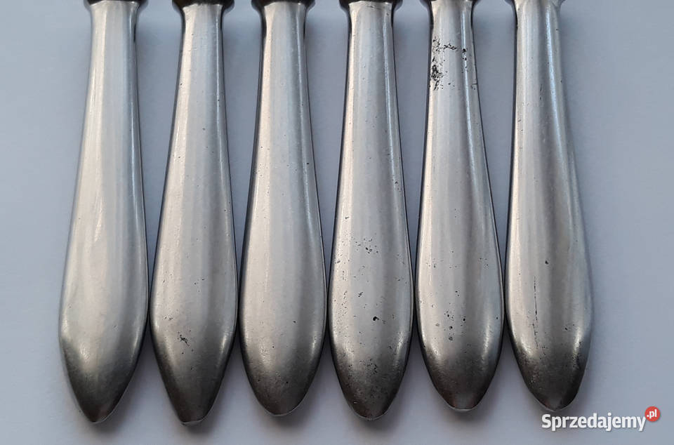 Stare kute widelce obiadowe 2 KROPLA WODY Zastawa stołowa śląskie Dąbrowa Górnicza