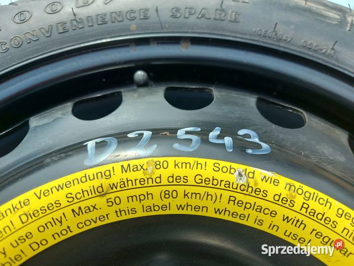 AUDI A4 B6 B7 koło dojazdowe 1258017 99M 5x112 sprzedam