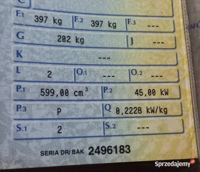 Yamaha XJ 600 klasyczny motocykl 47700km Konarzewo