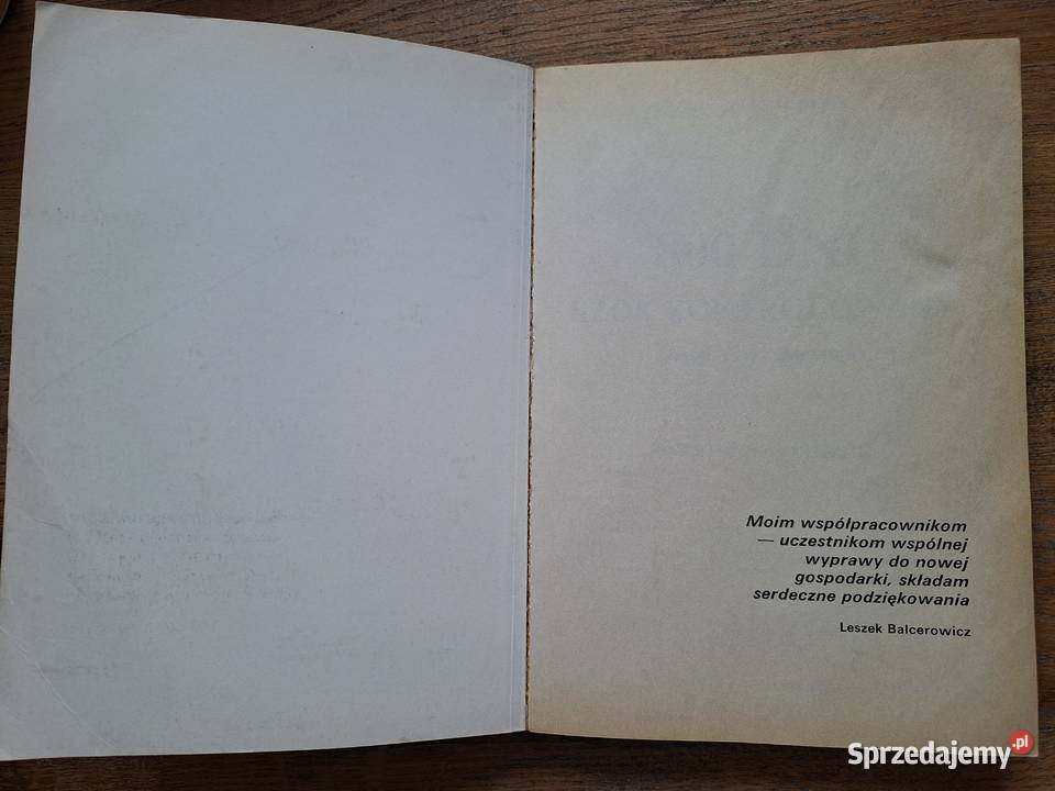 Balcerowicz 800 dni Szok kontrolowany Kraków