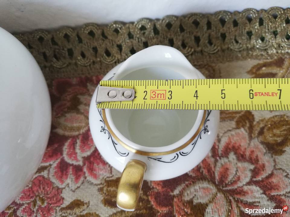 Cukiernica i mały mlecznik porcelana