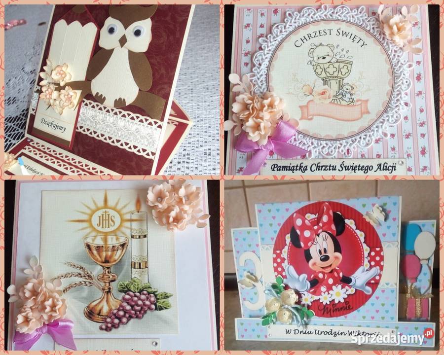 Kartka na ślub ręcznie robiona Wilków