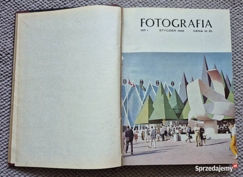 Oprawiony rocznik 1968 miesięcznika Fotografia Wrocław