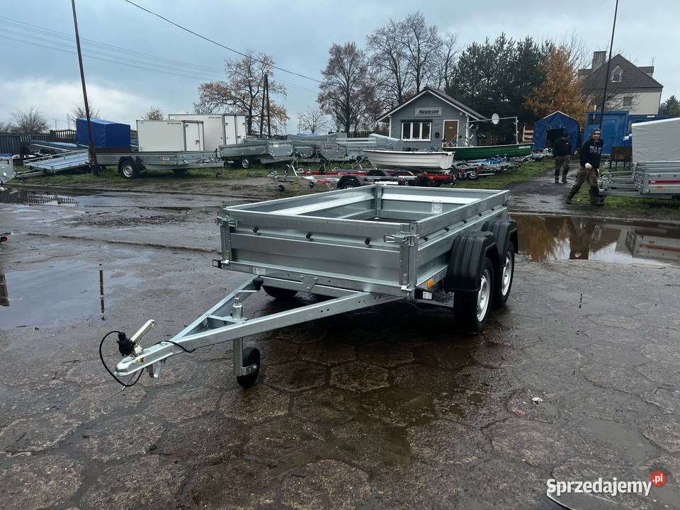 Przyczepa dwuosiowa Zasław 235T tandem 750 DMC Przyczepy Stargard