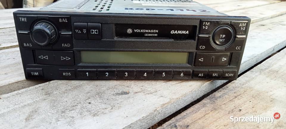 Radio VOLKSWAGEN GAMMA plus zmieniarka CD Radzyń Podlaski sprzedam