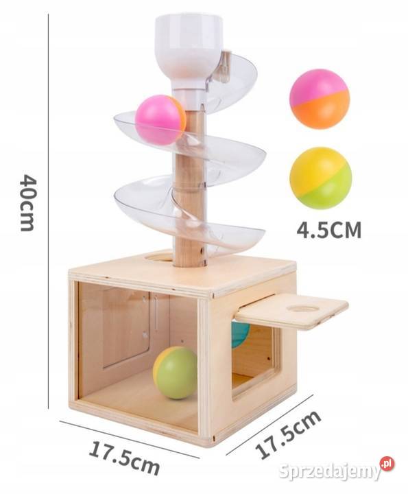 Drewniany tor kulek kulodrom 40 Grójec