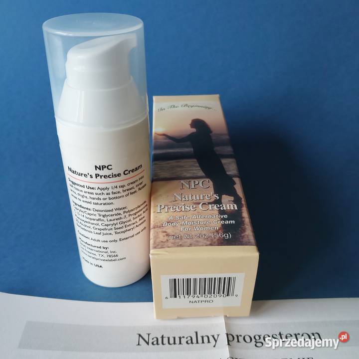 Krem NPC Sarati Naturalny Progesteron NOWY USA Szczecin sprzedam