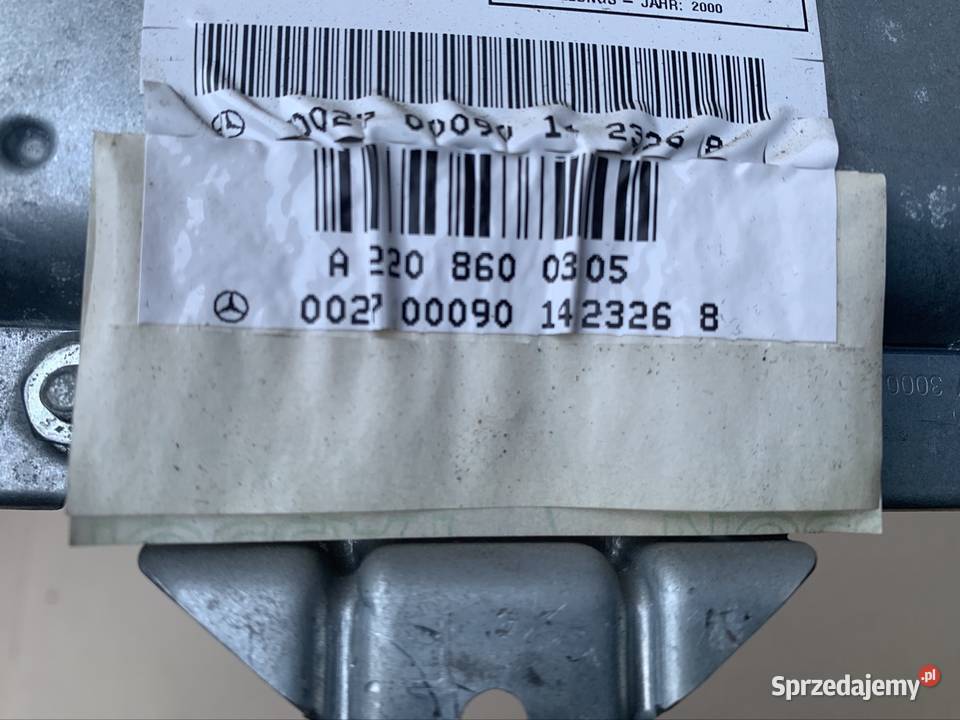 2208600305 poduszka airbag drzwi kierowcy Szczecin
