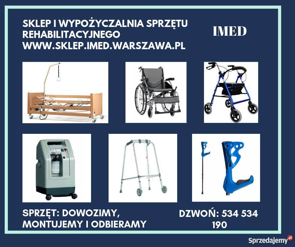 Chodzik Podpórka Balkonik Rehabilitacyjny Warszawa