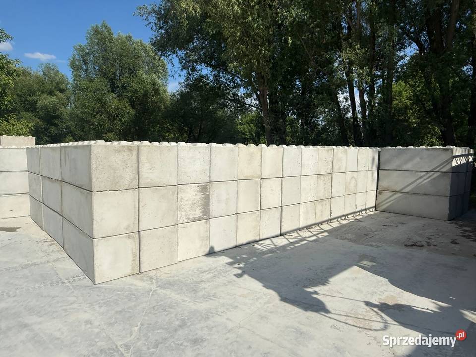 Bloki betonowe ściana oporowa klocki Garwolin