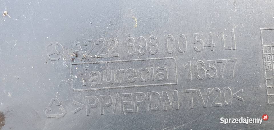 MERCEDES SKLASA W222 LISTWA PROGOWA PRÓG lubuskie Bieleń