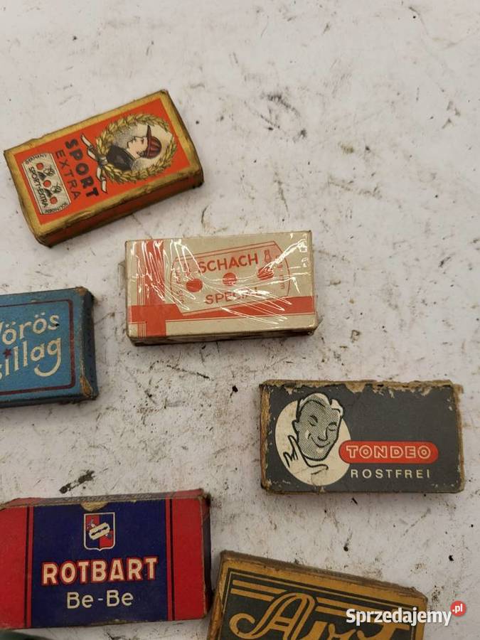 STARE Z EPOKI NOWE I UŻYWANE ŻYLETKI ZESTAW śląskie