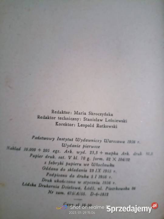 Wyprawa Onufrego Klinkiera unikat okazy