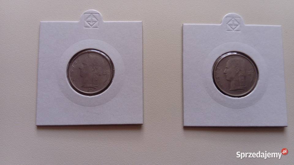 Moneta 1 frank 1972 i 1978 r Antyki, Sztuka, Kolekcje Mosina sprzedam