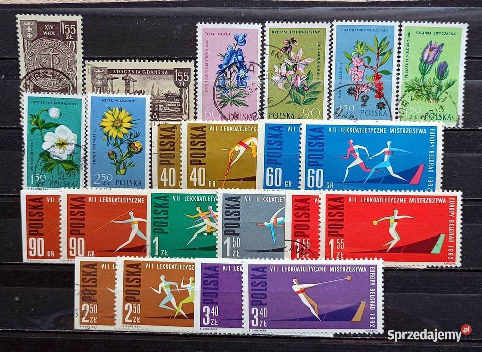 L Znaczki polskie 1962 III kwartał Leźnica Wielka-Osiedle