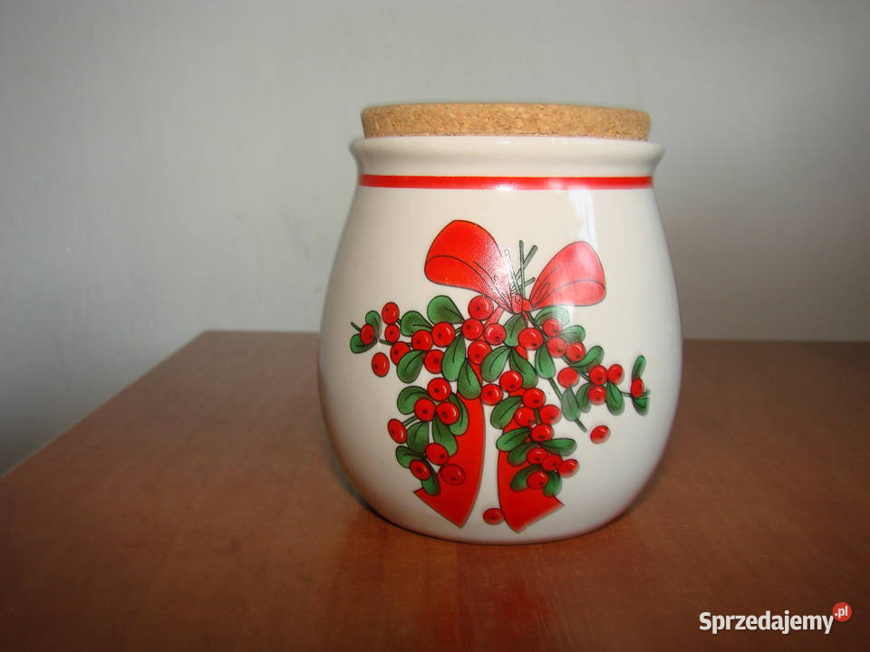 Stengods mały ceramiczny pojemnik Porcelana i szkło Pruszcz Gdański sprzedam