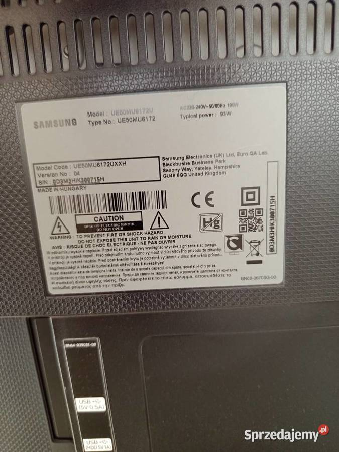 SAMSUNG UE50MU6172