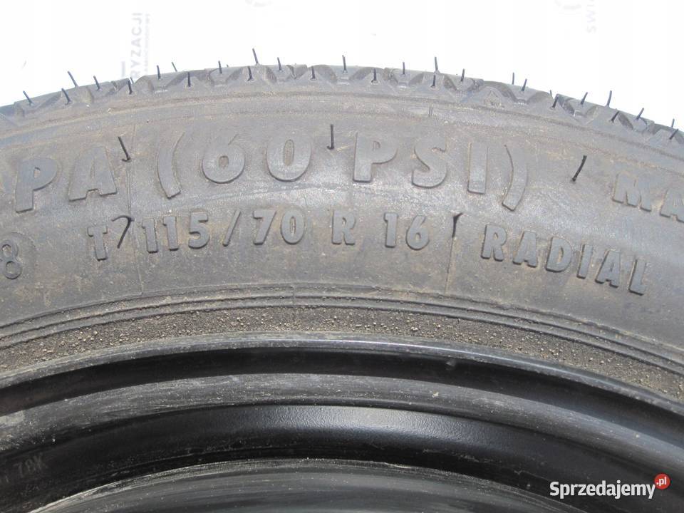 OPEL VECTRA C koło dojazdowe 1157016 92M 5x110