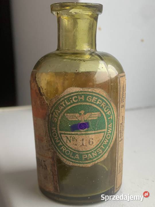 Warszawa 1943 butelka szczepionce durowa