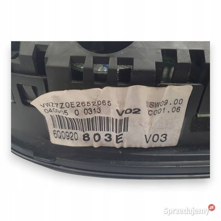 LICZNIK ZEGARY 6Q0920803E VW Polo IV 12 12V 14 osobowe lubelskie Chełm
