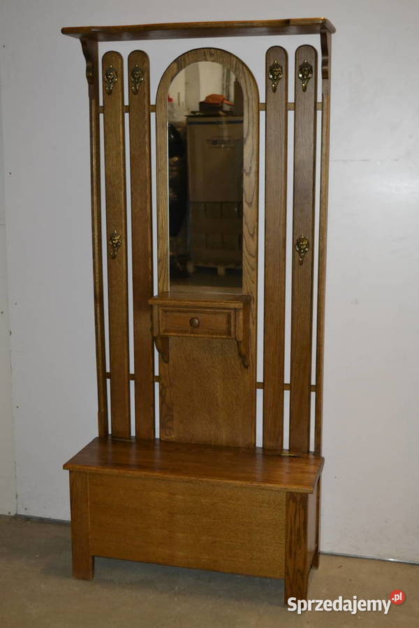 wieszak stylowy dąb 2 Meble Będzin