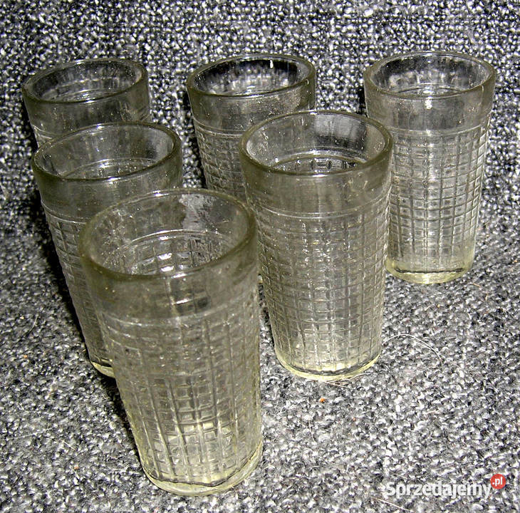 kieliszki do wódki vintage PRL Porcelana i szkło Bartków