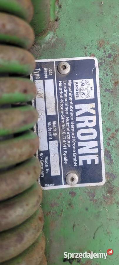 Kosiarka dyskowa Krone Goleszów sprzedam