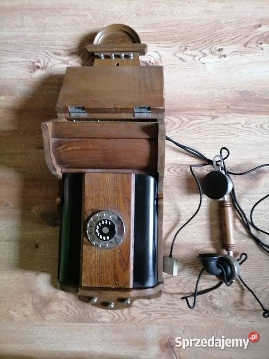 Stare polski telefon naścienny Kraków