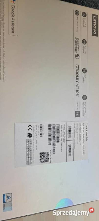 Tablet Lenovo 10 Yoga Smart LTE YTX705L Telefony komórkowe Bąków