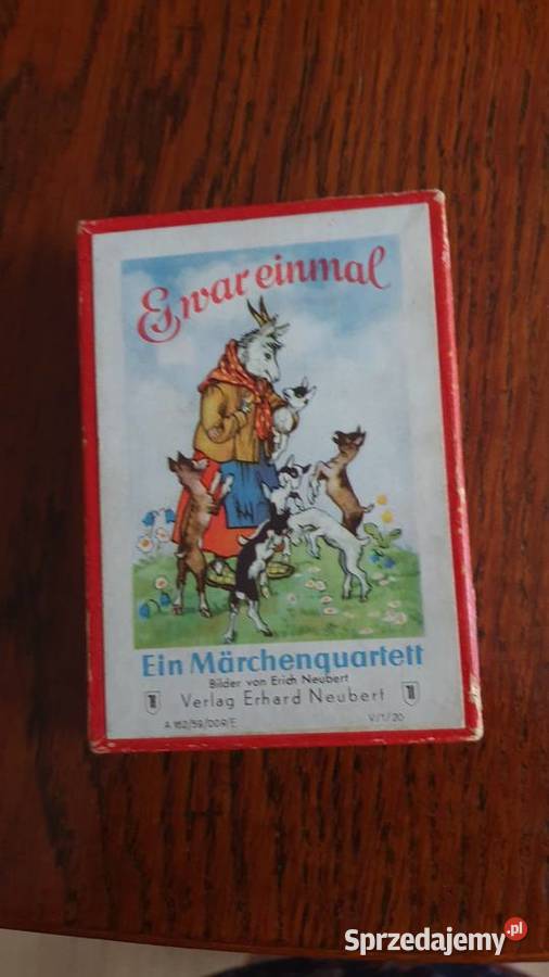 Niemiecka gra karciana wyd Verlag Erhard Neubert Poznań