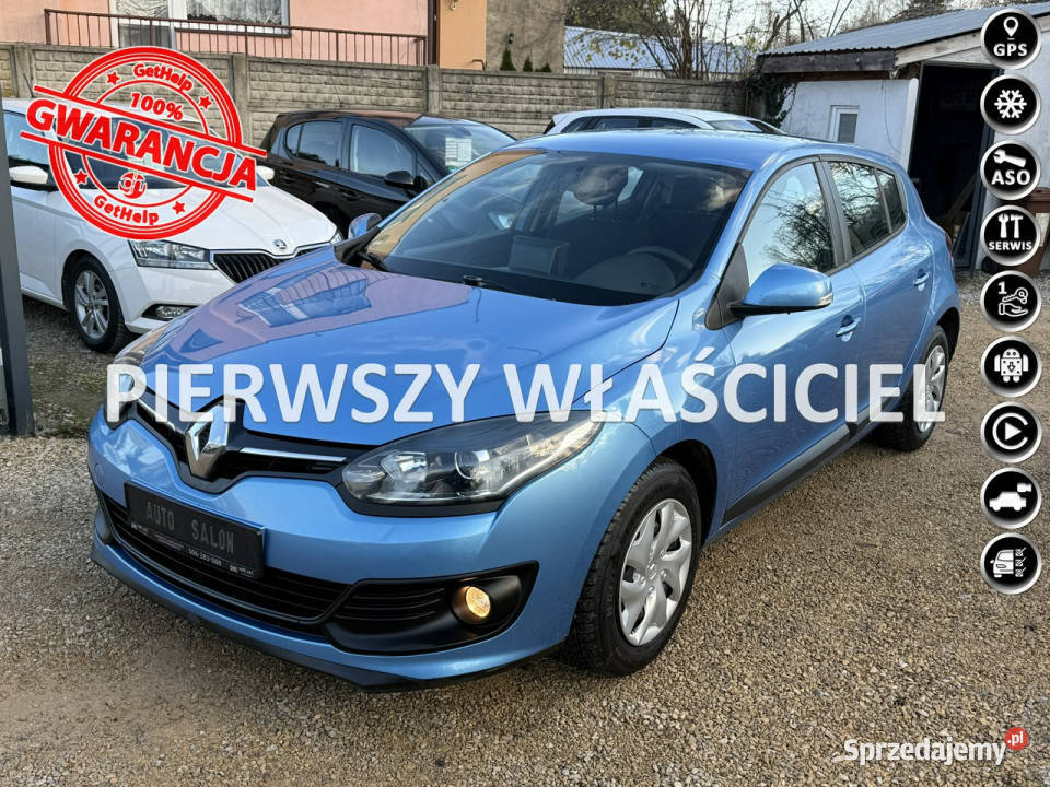 Renault Megane 161106biegNAVIkolorKLIMA isofix śląskie