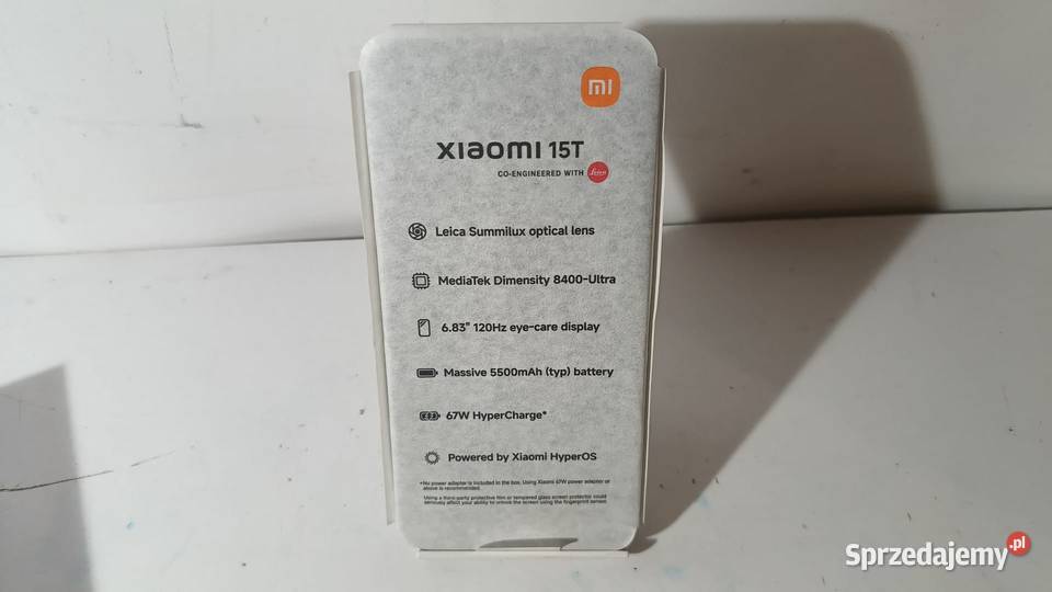 Smartfon XIAOMI 15T 5G 12512GB Katowice