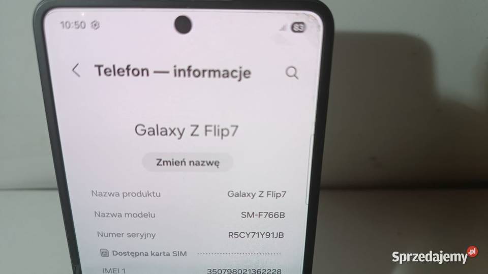 Smartfon SAMSUNG Galaxy Z Flip 7 5G 12256GB Katowice