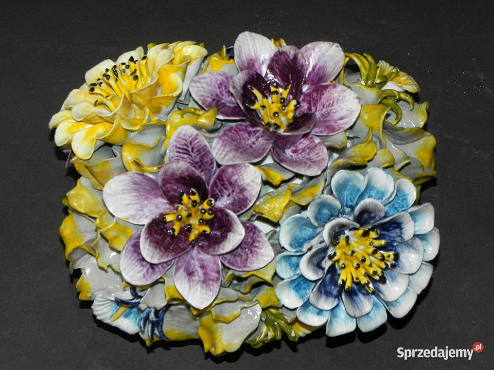 Roceram porcelana Kosz Irysów do kolekcji Środa Wielkopolska