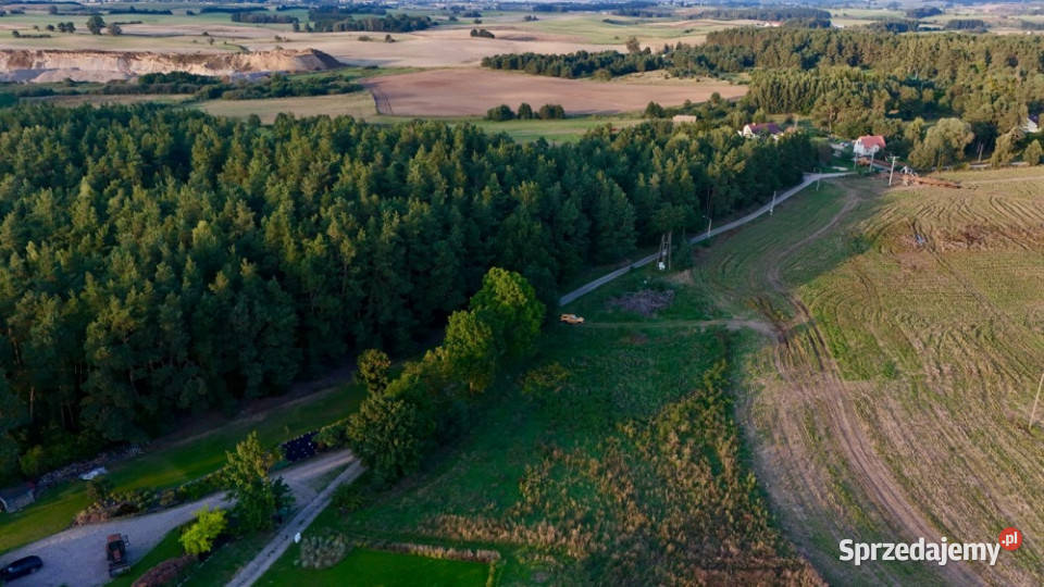 Duża działka 6000 m w Demlinie spokój natura i utwardzona