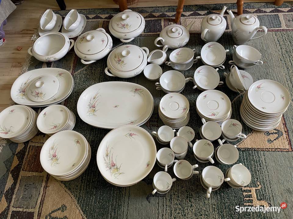 Krister KPM Zestaw obiadowo kawowy