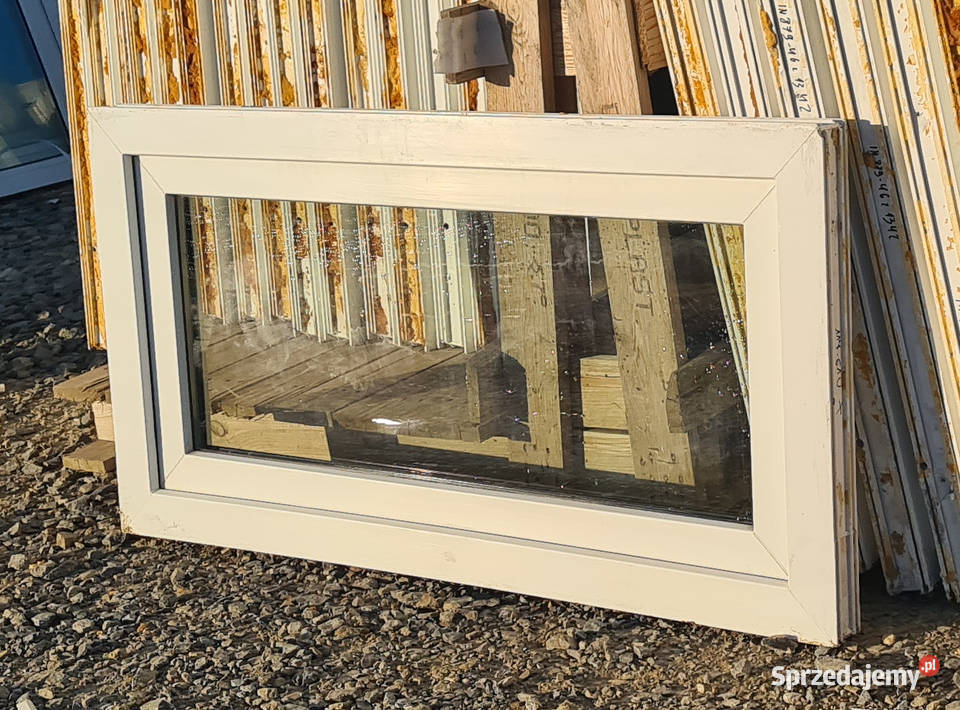 OKNA KacprzaK OKNO PCV 117X61 Używane Plastikowe