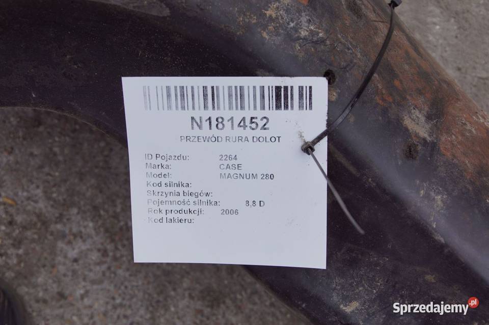 PRZEWÓD RURA DOLOT CASE MAGNUM 280 87335608 osobowe sprzedam