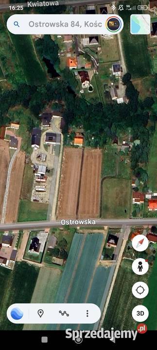 Trzy działki budowlane Kalisza 250zł/m2 Kościelna Wieś