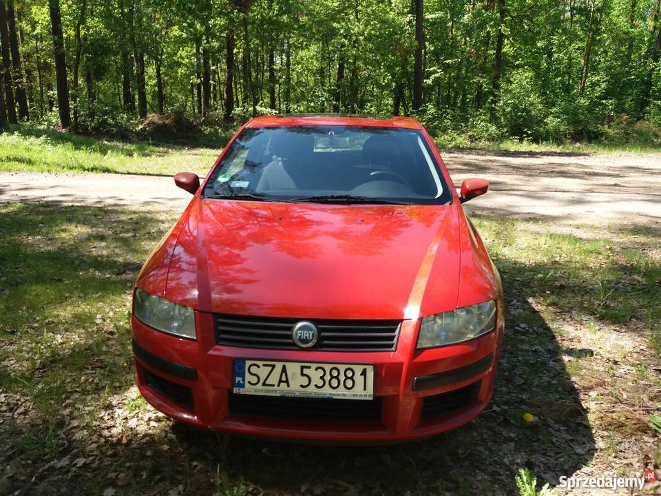 Sprzedam Fiat Stilo czerwony silnik 12 welurowa tapicerka śląskie Szczekociny