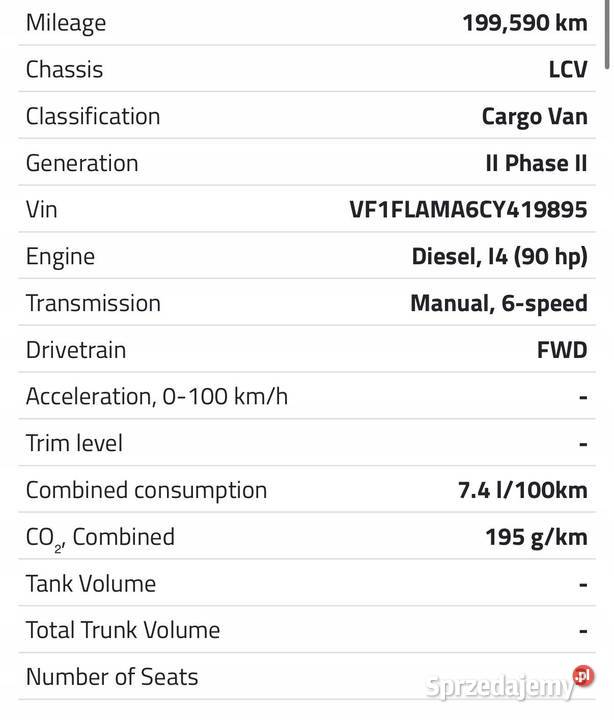 SILNIK KOMPLET Opel Vivaro 20 CDTI DCI osobowe
