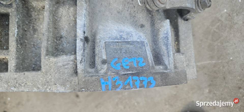 Skrzynia biegów Hyundai Getz 11 benzyna 5bieg Skrzynie biegów manualne Słońsk